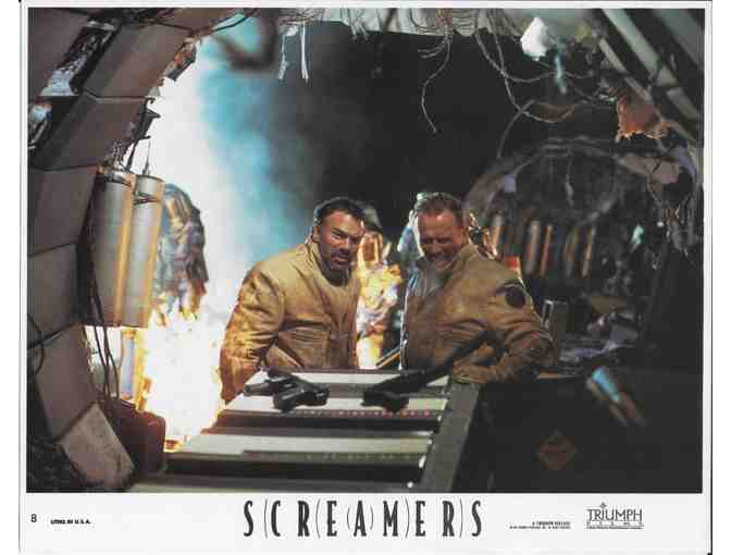 SCREAMERS, 1995, mini lobby cards, Peter Weller