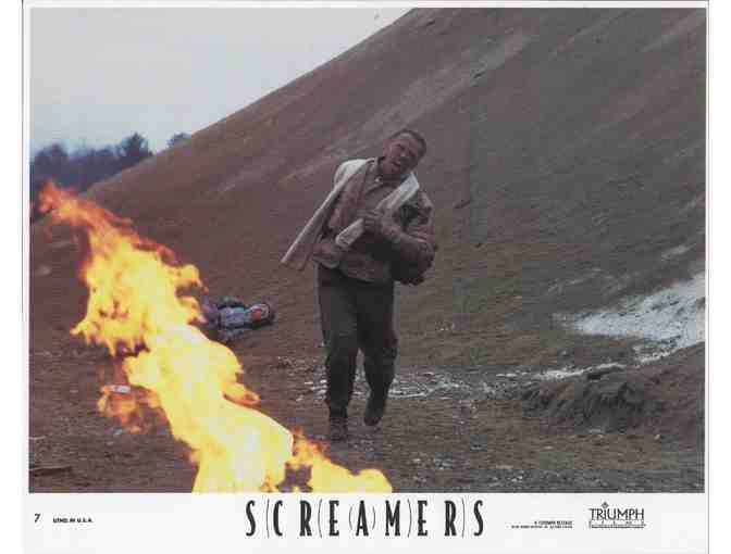SCREAMERS, 1995, mini lobby cards, Peter Weller