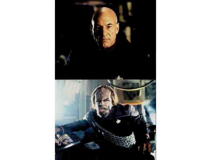 STAR TREK: FIRST CONTACT, 1996, color photographs, Patrick Stewart, Brent Spiner