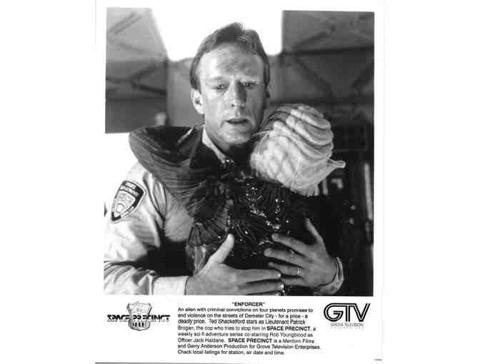 SPACE PRECINCT, tv stills, COLLECTORS LOT, Ted Shackelford, Rob Youngblood