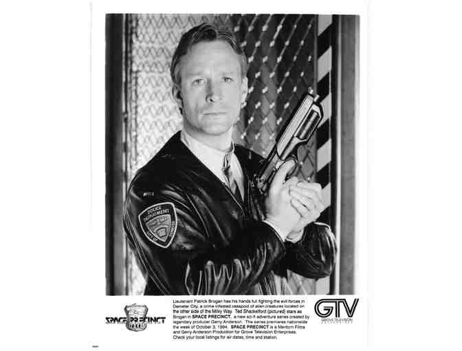 SPACE PRECINCT, tv stills, COLLECTORS LOT, Ted Shackelford, Rob Youngblood