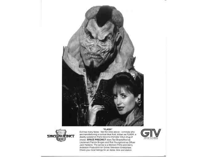 SPACE PRECINCT, tv stills, COLLECTORS LOT, Ted Shackelford, Rob Youngblood