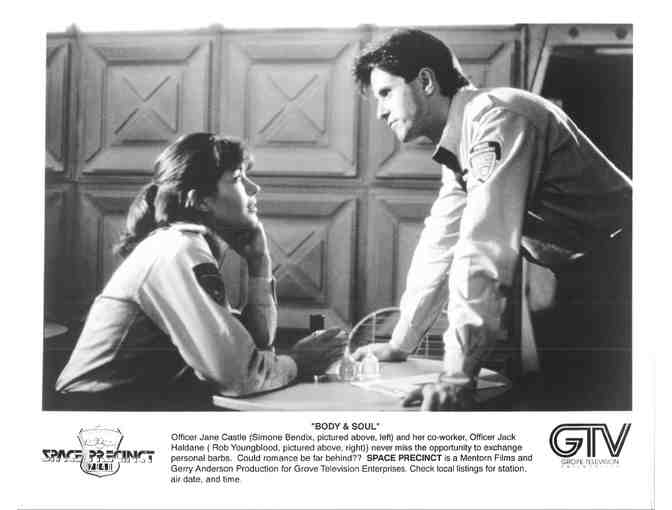 SPACE PRECINCT, tv stills, COLLECTORS LOT, Ted Shackelford, Rob Youngblood