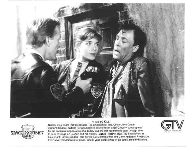 SPACE PRECINCT, tv stills, COLLECTORS LOT, Ted Shackelford, Rob Youngblood