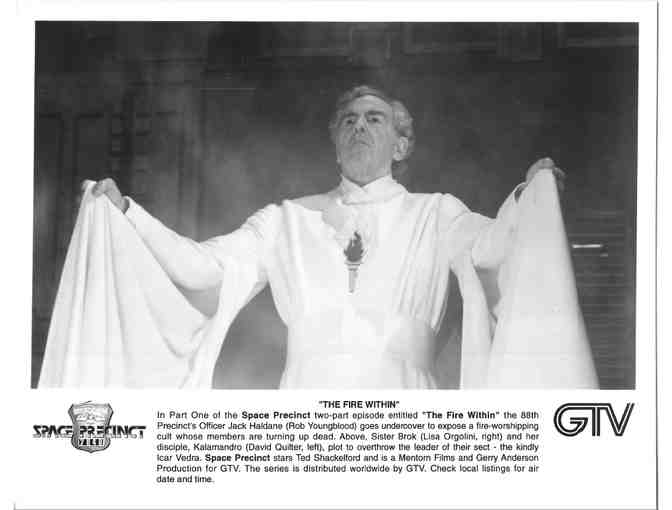 SPACE PRECINCT, tv stills, COLLECTORS LOT, Ted Shackelford, Rob Youngblood