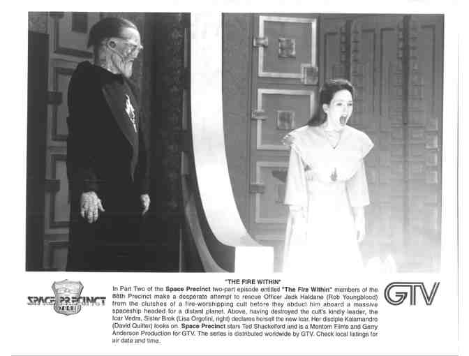 SPACE PRECINCT, tv stills, COLLECTORS LOT, Ted Shackelford, Rob Youngblood