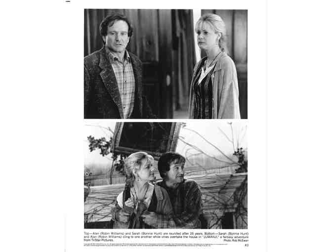 JUMANJI, 1995, movie stills, Robin Williams, Kirsten Dunst, Bonnie Hunt