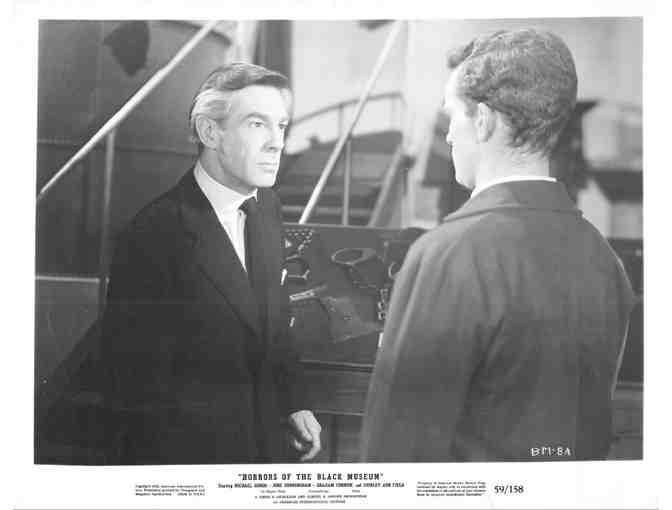 HORRORS OF THE BLACK MUSEUM, 1959, movie stills, Michael Gough