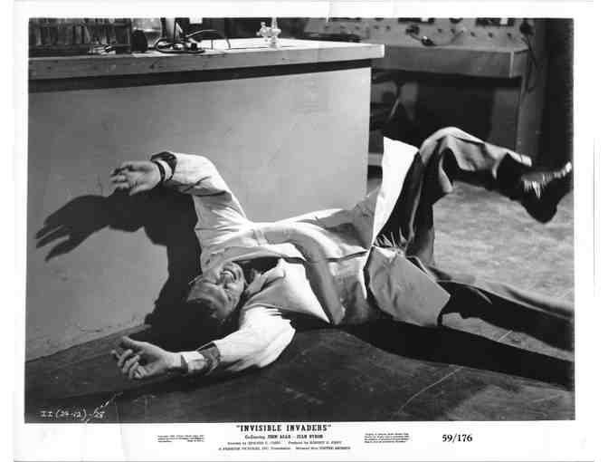 INVISIBLE INVADERS, 1959, movie stills, John Agar, John Carradine