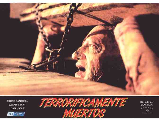 EVIL DEAD 2, 1987, Spanish lobby cards, Bruce Campbell