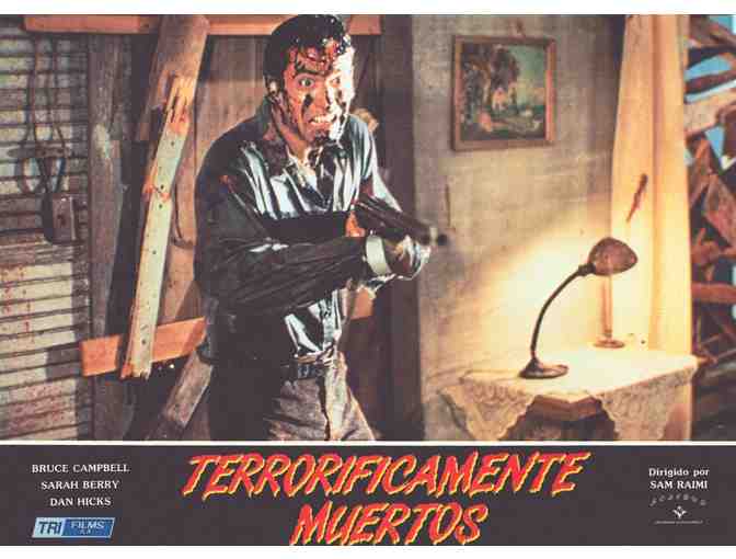 EVIL DEAD 2, 1987, Spanish lobby cards, Bruce Campbell