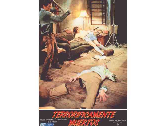 EVIL DEAD 2, 1987, Spanish lobby cards, Bruce Campbell