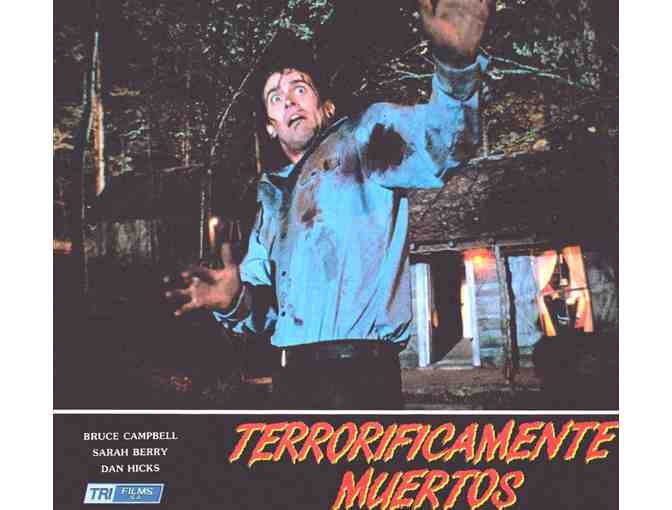 EVIL DEAD 2, 1987, Spanish lobby cards, Bruce Campbell