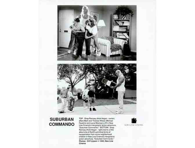 SUBURBAN COMMANDO, 1991, movie stills, Hulk Hogan, Christopher Lloyd