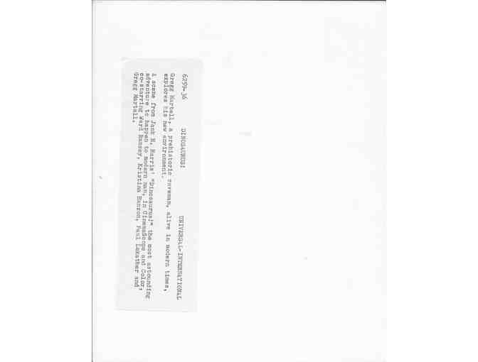 DINOSAURUS, 1960, movie stills, Ward Ramsey, Kristina Hanson