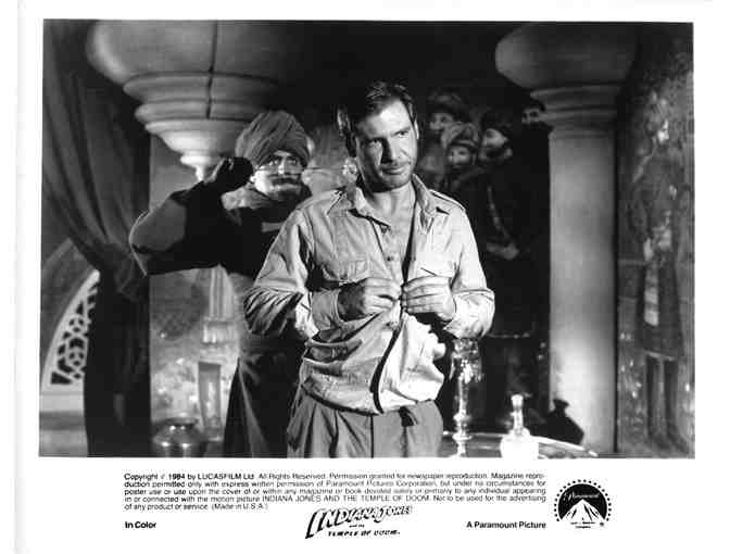 INDIANA JONES AND THE TEMPLE OF DOOM, 1984, movie stills, Harrison Ford
