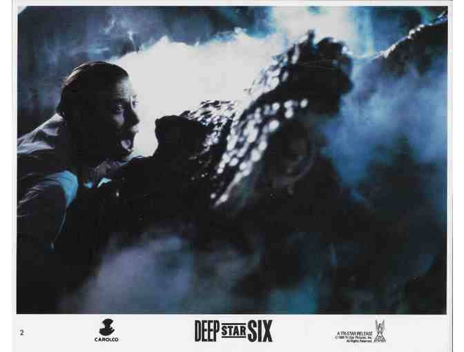 DEEP STAR SIX, 1989, mini lobby cards, Taurean Blacque, Miguel Ferer