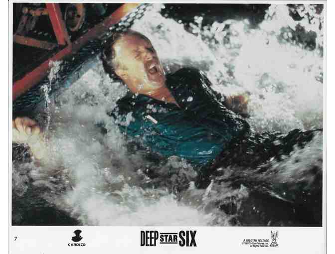 DEEP STAR SIX, 1989, mini lobby cards, Taurean Blacque, Miguel Ferer