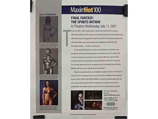 FINAL FANTASY, 2001, promo poster, Japanese animation