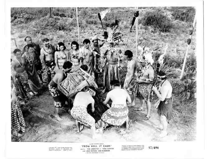 FROM HELL IT CAME, 1957, movie stills, Tod Andrews, Tina Carver