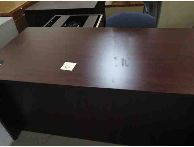 Desk, with additional 3 drawer cabinet