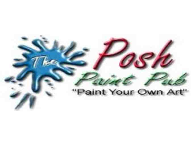 Posh Paint Pub $20 Gift Certificate