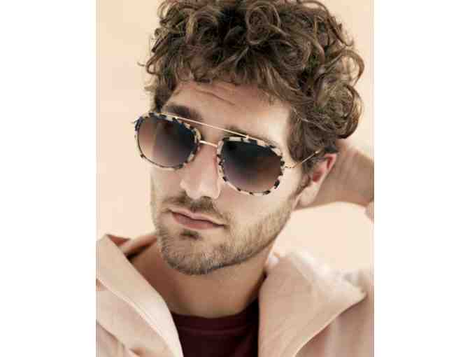 Krewe Optic Eyewear Sunglasses - Breton Blonde Tortoise Polarized 24K