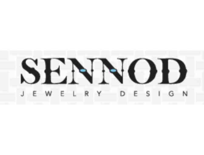 Necklace - Baroque Pearl Trio Vignette on Chain - Sennod Jewelry