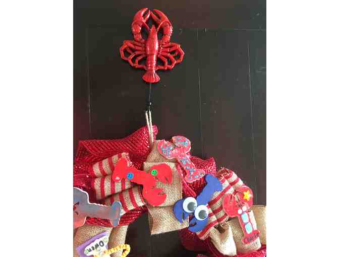 PreK Crawfish Wreath - made by Crawfish Class