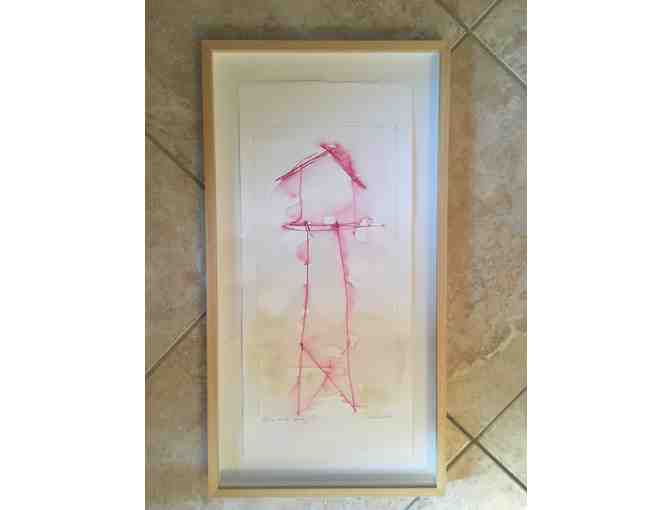 Art Piece - Aimee Siegel Watercolor  'Here And Away'