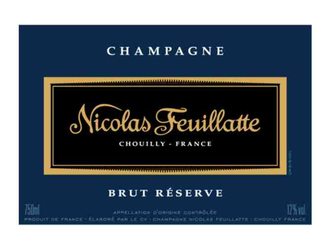 2 Magnum Bottles of Nicolas Feuillatte Non-Vintage Brut Champagne