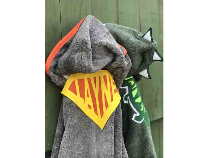 Custom Personalized Super Hero Hooded Towel