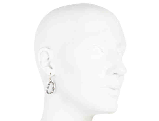 Alexis Bittar - Gunmetal Crystal Spike Earrings and Necklace set