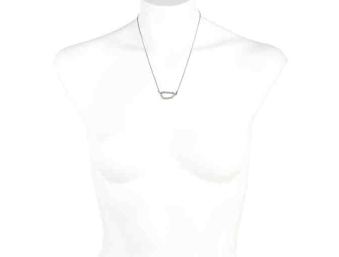 Alexis Bittar - Gunmetal Crystal Spike Earrings and Necklace set