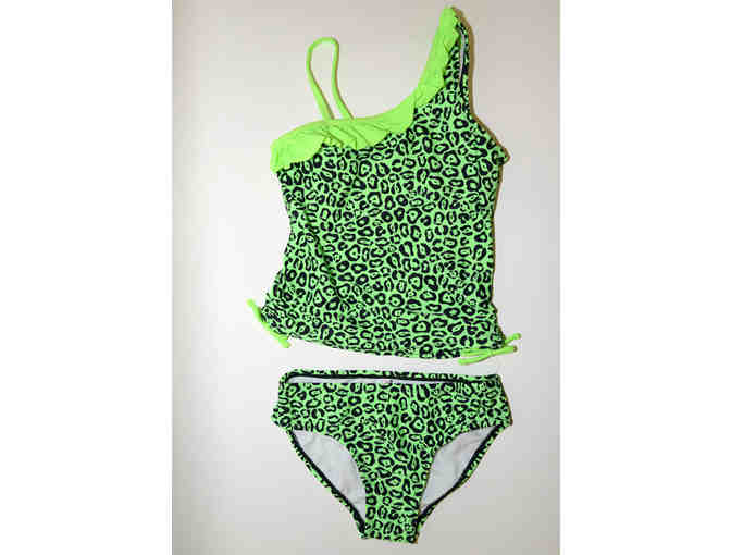 Breaking Waves Girls One Piece and Two Piece Swim Suit Grab Bag!!  5 Suits - Size 8 Girls