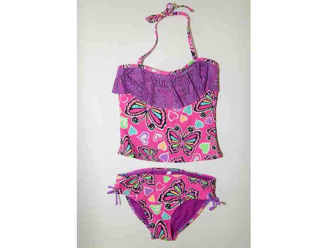 Breaking Waves Girls One Piece and Two Piece Swim Suit Grab Bag!! 5 Suits - Size 5/6