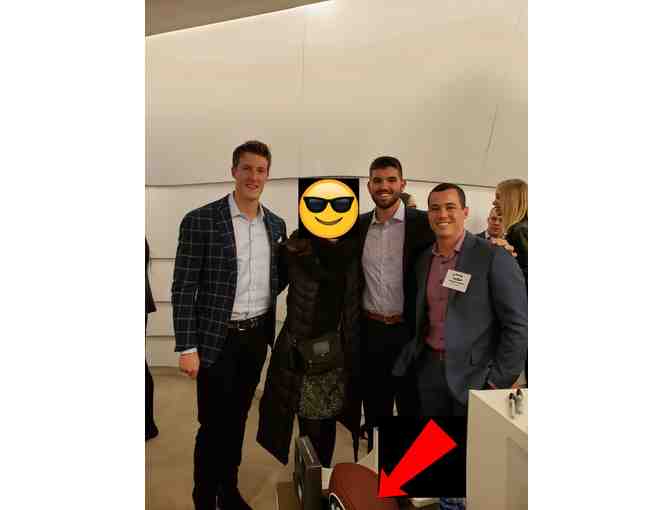 NY Jets - signed full sized football by #2 Myers, #4 Edwards & #42 Hennessy