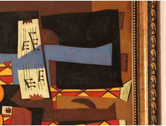 Pablo Picasso - Three Musicians Painting Reproduction