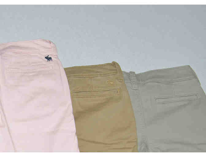 3 Abercrombie Shorts and 1 Crewcuts Shirt for Boys 11/12