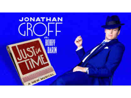 Just in Time - Jonathan Groff and Emily Bergl TWO Tickets - Champagne Backstage