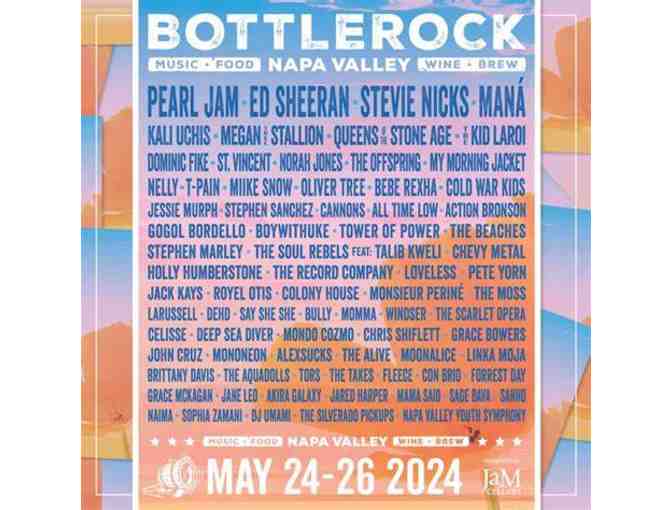 VIP Suite @ BottleRock in Napa Valley on Fri. May 24 - Stevie Nicks, Megan Thee Stallion, and more!