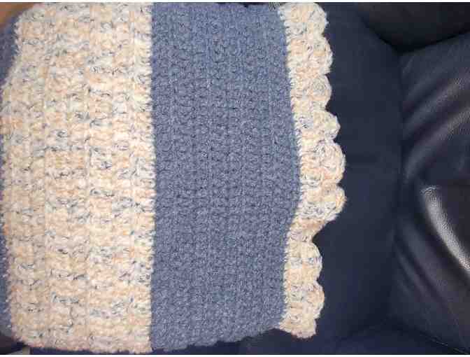 Nautical-Striped Naptime Blanket