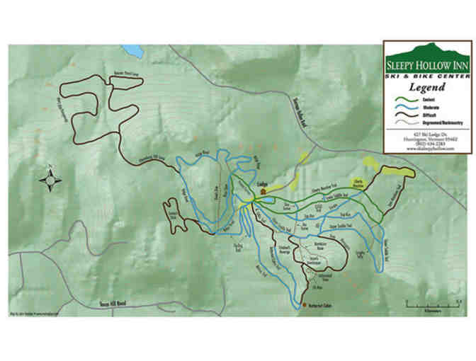 Sleepy Hollow ski or snowshoe pass for two