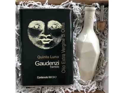 Umbrian extra virgin olive oil & custom cruet