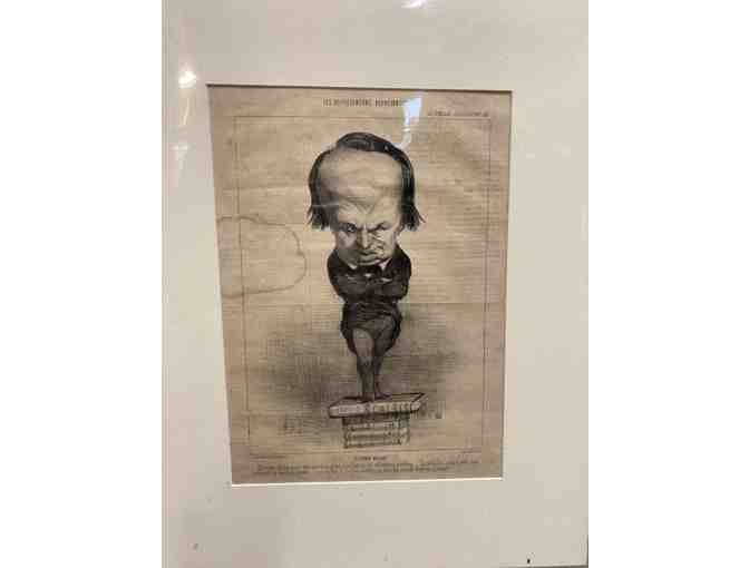 Honore Daumier vintage lithograph prints