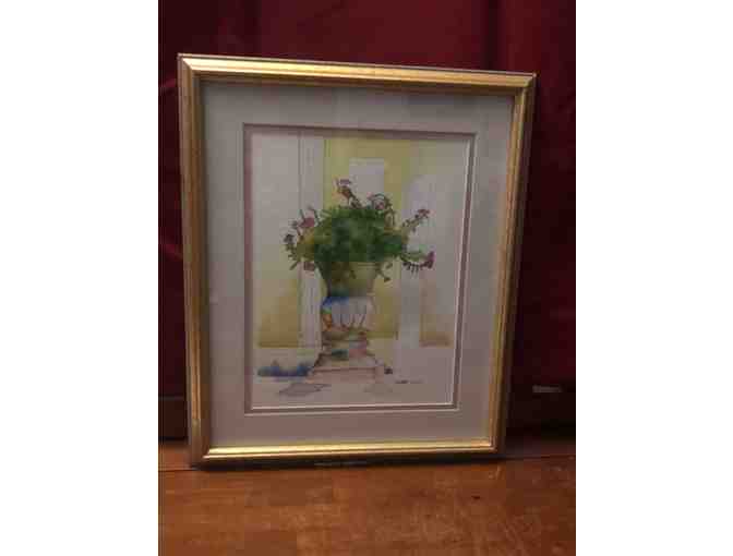 Watercolor painting by alum Celeste Jedlick