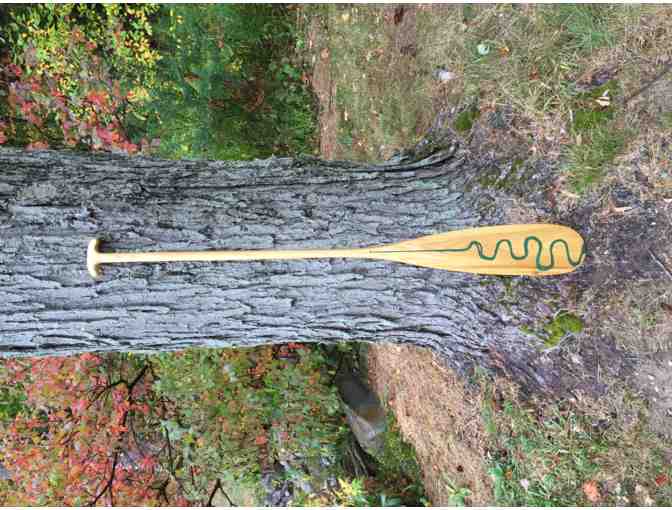 Hand crafted canoe paddle