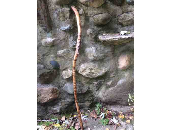Driftwood walking stick by artist Ed Gray (Jikiwe) (1 of 2)