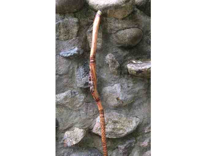 Driftwood walking stick by artist Ed Gray (Jikiwe) (1 of 2)