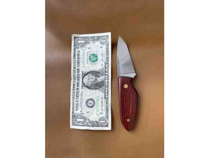 Hand forged hunting knife by Dominic Paolantonio